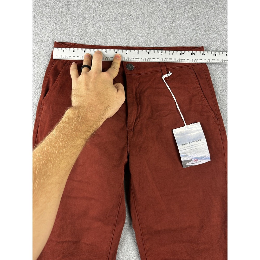 AG Adriano Goldschmied Caden Pants Womens 25 Rust Stretch Tailored Chino SBW1613 - Picture 6 of 12